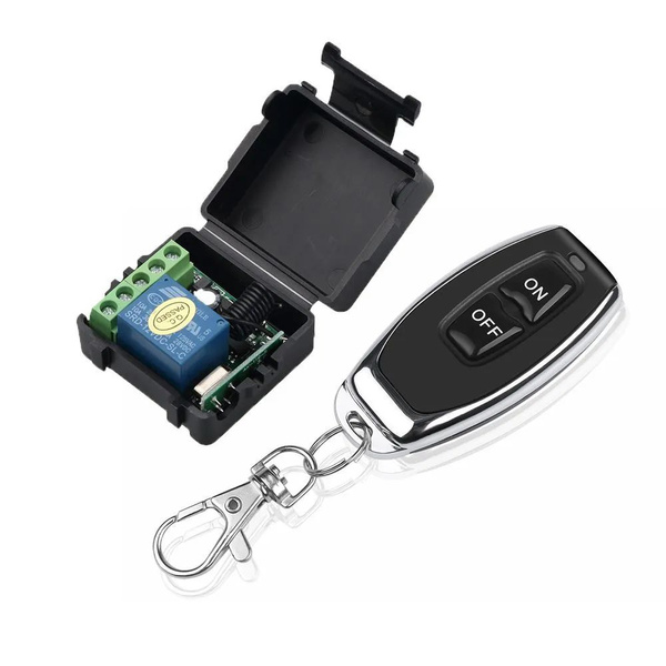 Радиоуправляемое реле 433МГц 12V 10A+ радио пульт/ беспроводной ...