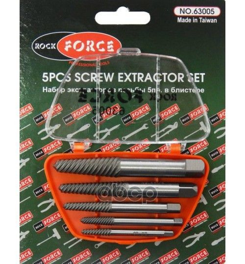 Экстрактор Резьбы 7/64-19/64 5 Предметов Force 63005 FORCE арт. 63005 ...