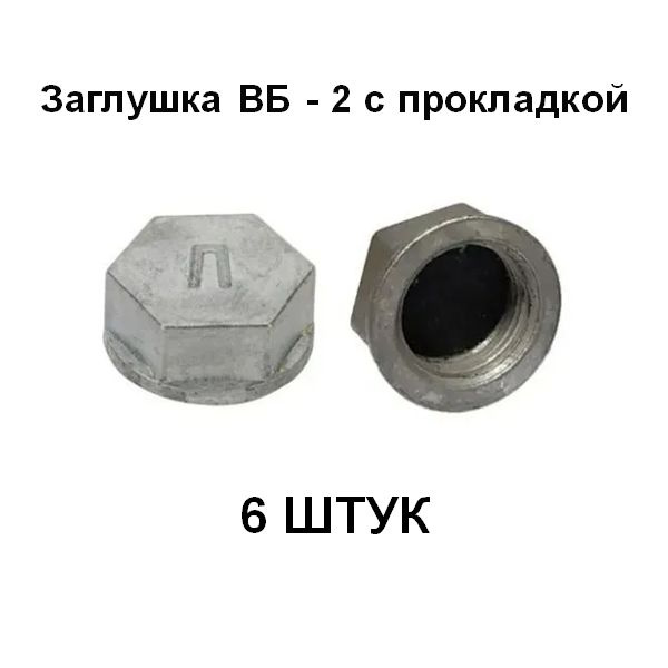 Заглушка ВБ - 2 с прокладкой 6 шт - купить с доставкой по выгодным ...