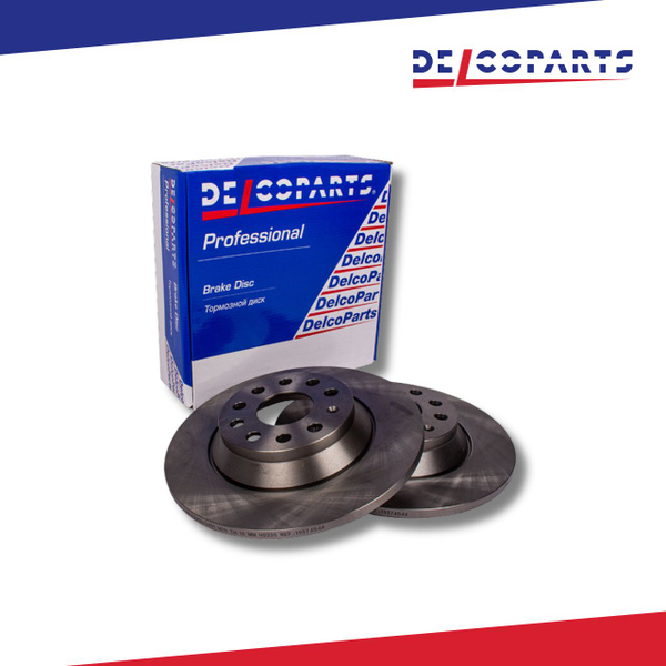 Диски тормозные задние DelcoParts, 2 ШТ, VW GOLF PASSAT TIGUAN TOURAN ...
