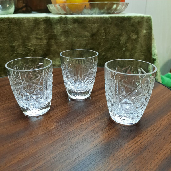 Рюмка хрустальная, СССР, цена за 1 шт. купить по низким ценам в ...