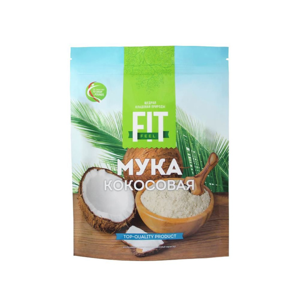 Мука кокосовая, Fit Feel, 400 г, Россия - купить с доставкой по ...