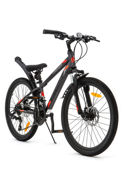 Велосипед подростковый 24" Stels Navigator 400 MD F010 Серый/красный на ...