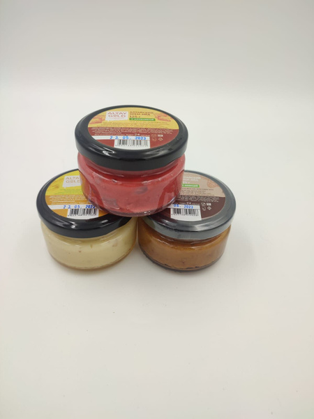 Крем мед с бананом , с клубникой , с живицей ALTAY GOLD, полезные ...