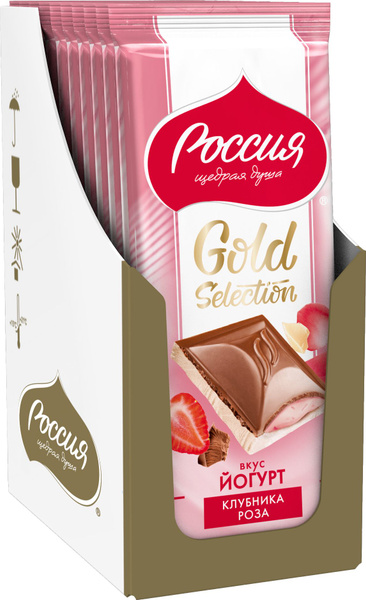 Характеристики Шоколад Россия - Щедрая душа! Gold Selection, молочный и ...