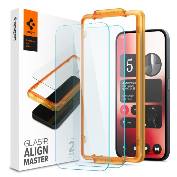 Стекло защитное 2 штуки SPIGEN ALM GLAS. для NOTHING PHONE 2A / Насинг ...