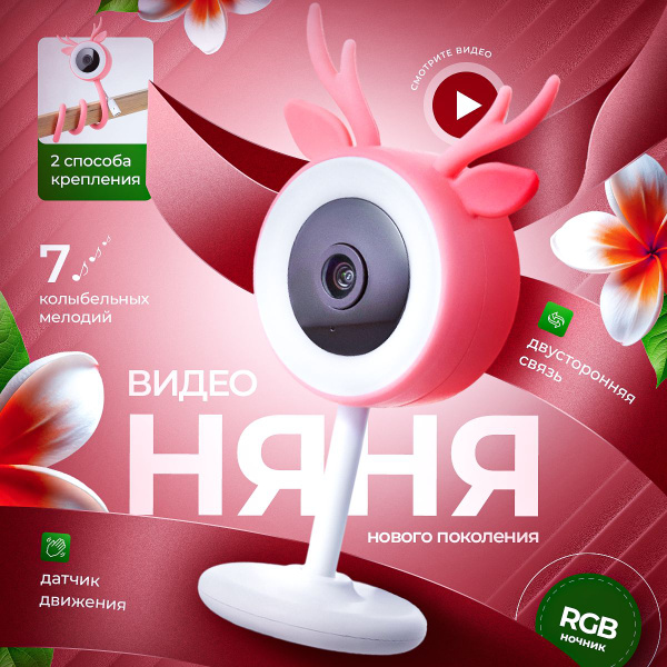Видеоняня беспроводная WIFI IP , baby monitor, радионяня для ...