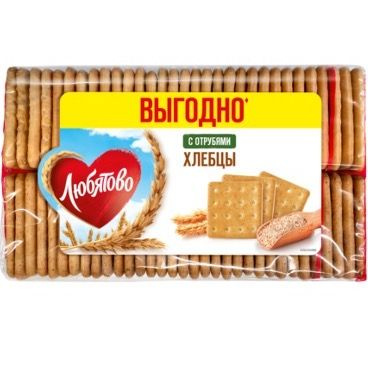 Хлебцы Любятово с отрубями 370 г - купить с доставкой по выгодным ценам ...