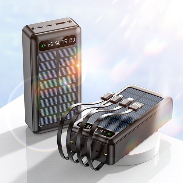 Внешний аккумулятор (Power Bank) 50000 mAh HT-03 Зарядка солнечной ...