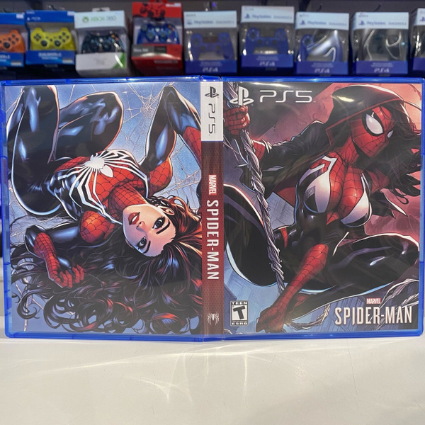 Игра "Spider Man / Человек паук" PS5 - Кастомная обложка для диска ...