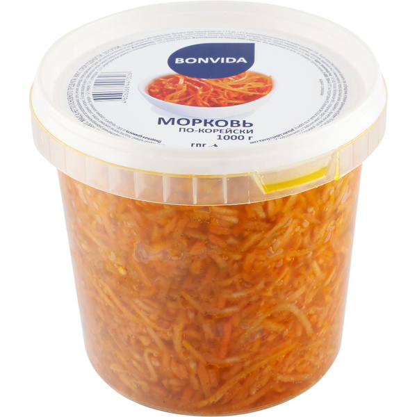 Морковь BONVIDA по-корейски, 1000г - купить с доставкой по выгодным ...