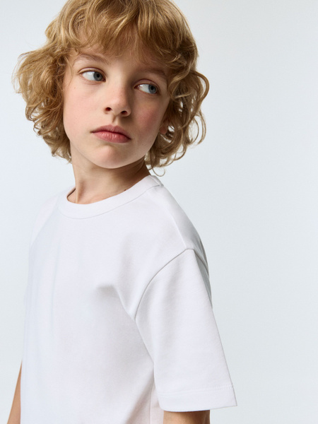 Футболка SELA, размер 164, цвет белый, 100% Хлопок - купить по выгодной ...