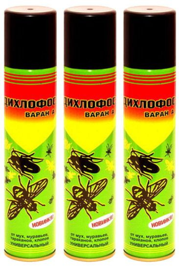 Дихлофос "Варан А", универсальный, 180 мл., 3 шт. - купить с доставкой ...