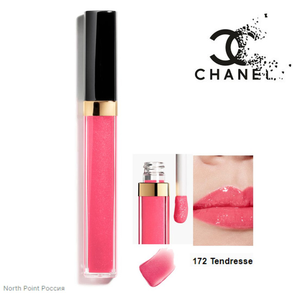 CHANEL Rouge Coco Gloss Увлажняющий блеск для губ 172 Tendresse ...