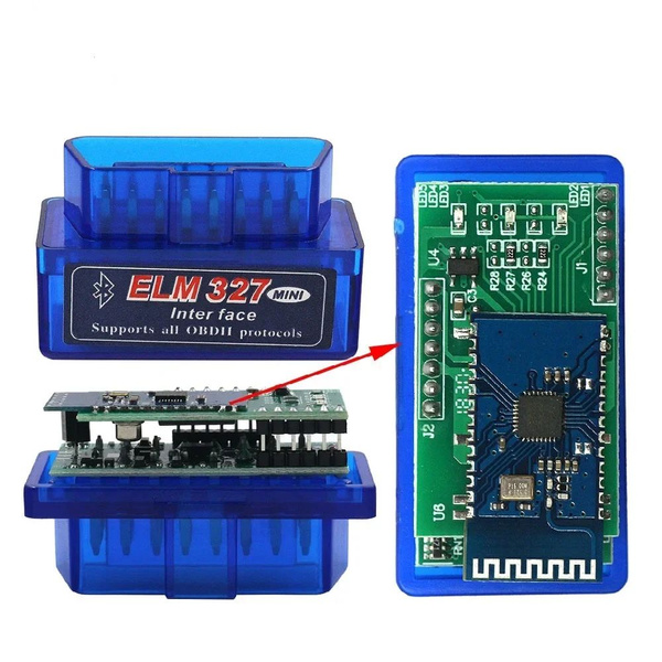 ELM327 Bluetooth V1.5 2PCB PIC18F25K80 OBD2 считыватель кодов ELM 327 ...