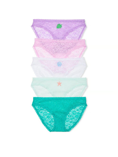 Комплект трусов бикини Victoria's Secret, 5 шт - купить с доставкой по ...