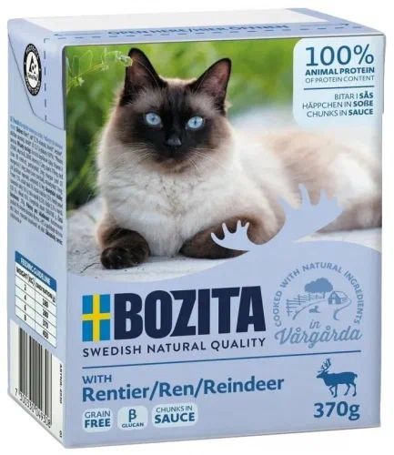 Влажный корм для кошек Bozita 370 г (кусочки в желе) - купить с ...