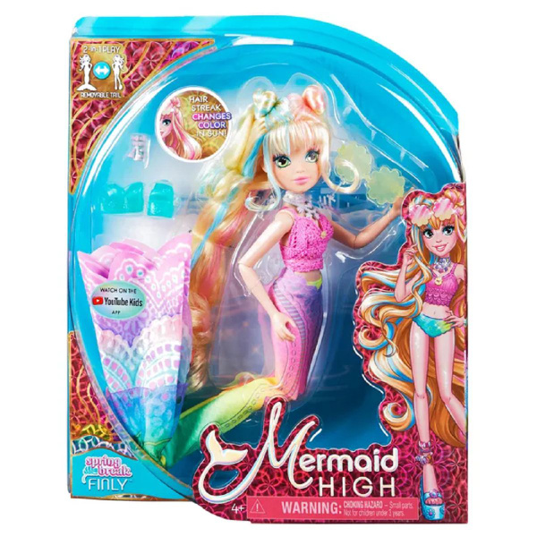 Кукла волшебная Русалка Финли Mermaid high, высота 26 см - купить с ...