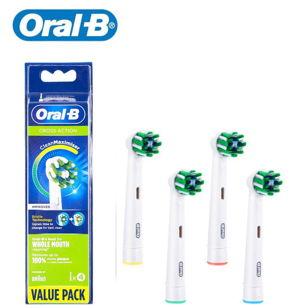 Сменные насадки для зубных щеток Braun Oral-B Cross Action от Oral-B ...