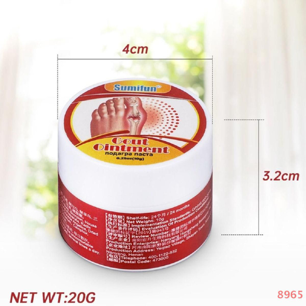 Мазь Gout Ointment от подагры, для ног коленного сустава обезболивающая ...