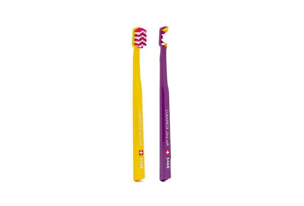 Зубные щетки для взрослых CURAPROX ultrasoft", d 0,10 мм Duo Tiger 2022 ...