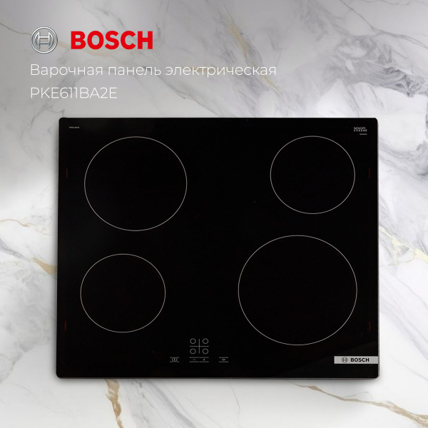 Электрическая Варочная Панель Bosch PKE611BA2E Serie 4, 17 Уровней ...