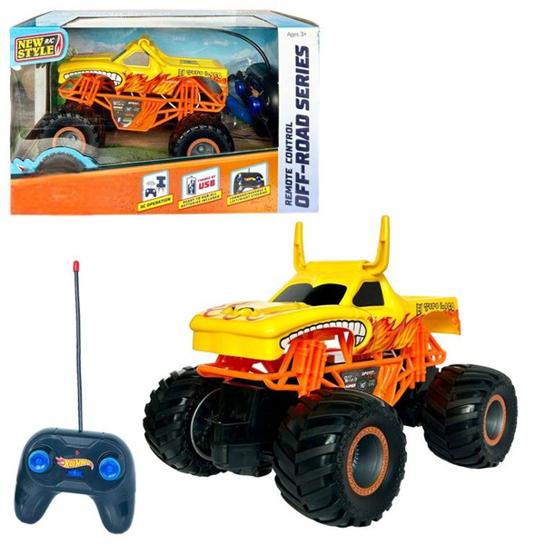 Машинка на пульте управления Монстр трак El Toro Loco, игрушка на ...