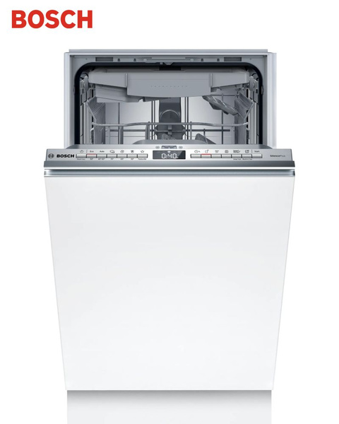 Встраиваемая посудомоечная машина Bosch SPV4HMX10E, серый купить по ...