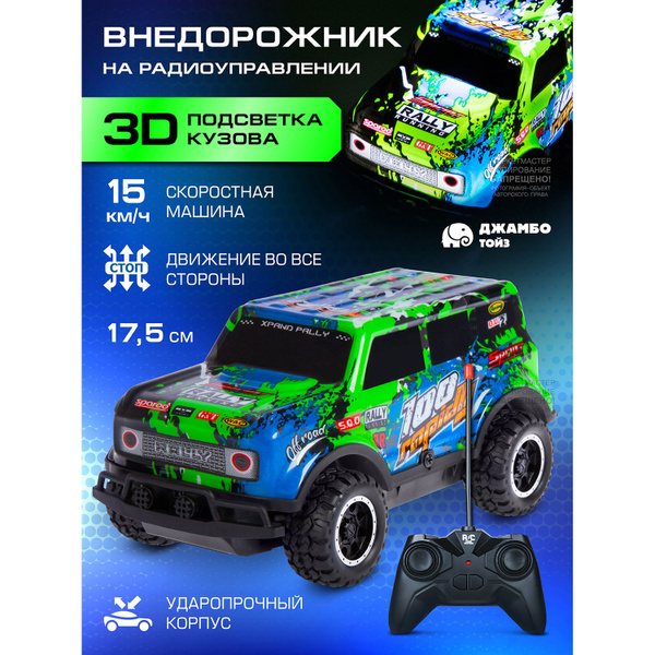Внедорожник на радиоуправлении с 3D подсветкой - купить с доставкой по ...