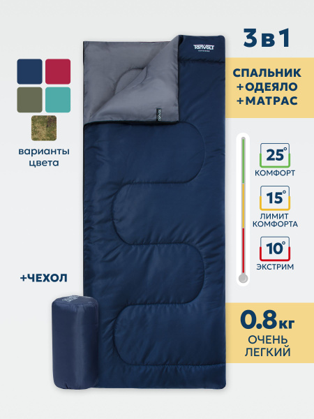 Спальный мешок туристический Tanvolt Simple - купить с доставкой по ...