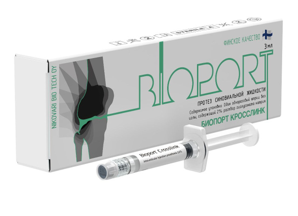 Bioport Crosslink (Биопорт Кросслинк) Протез синовиальной жидкости ...