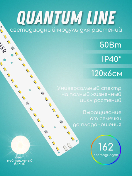 2.4.i Садовая фитолампа quantum line для растений, цветов и рассады с ...