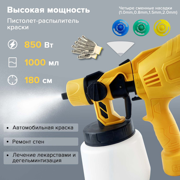 Высоковольтный Электрический краскопульт, пистолет-распылитель краски ...