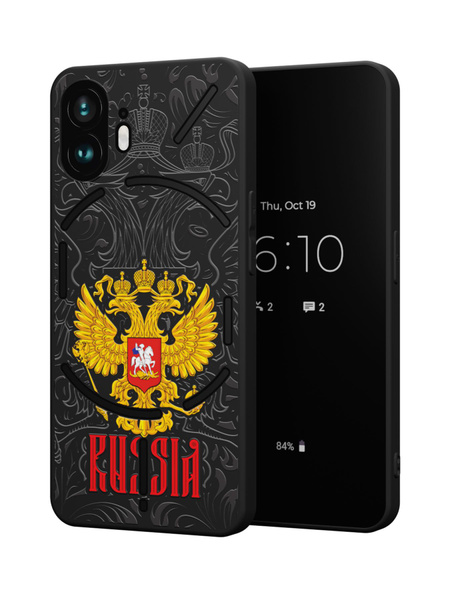 Силиконовый чехол Mcover для Nothing Phone 2 (Насинг Фон 2), Россия ...