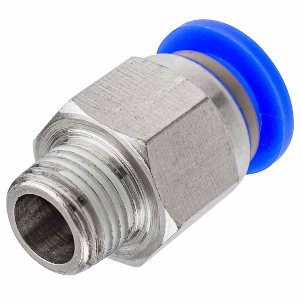 Фитинг для пластиковых трубок 8мм с наружной резьбой 1/8", F-SPC08-01 ...