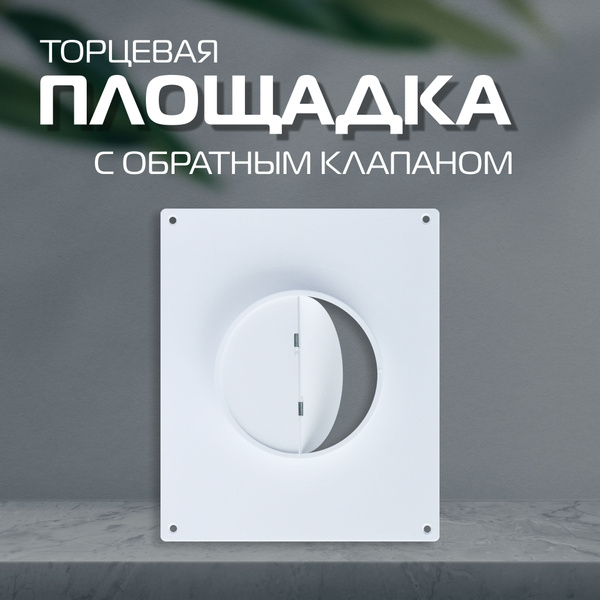 Площадка торцевая с обратным клапаном и фланцем 150 ArtPlast - купить ...