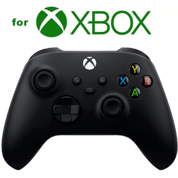 Геймпад беспроводной Xbox One Carbon Black, для Xbox Series X/S, ПК и ...