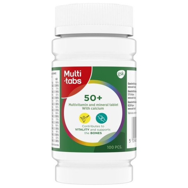 Широкий комплекс витамин Multitabs для людей старше 50 лет 100 шт ...