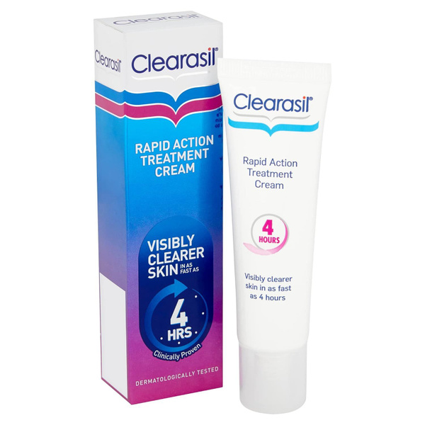 Clearasil Крем для лица быстрого действия против пятен отшелушивающий ...