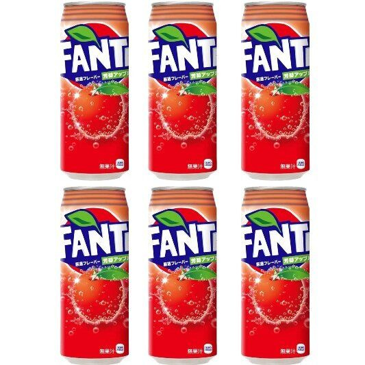 Газированный напиток Fanta Сочное яблоко ЯПОНИЯ, 500 мл х 6 шт - купить ...