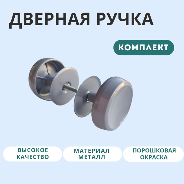 Ручка круглая дверная межкомнатная металлической уличной двери - купить ...