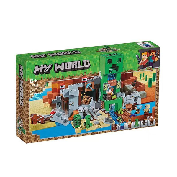 Конструктор LEGO Minecraft 21155 Шахта крипера купить на OZON по низкой ...