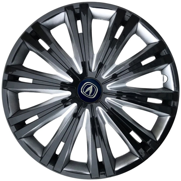 Колпаки на колеса Чанган Гига super black R16, в комплекте 4 колпака ...