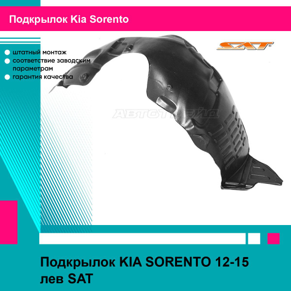 Подкрылок Kia Sorento 20- (Спереди/ Справа)