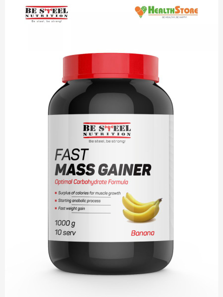 Be Steel Nutrition Fast Mass Gainer 1кг () гейнер для набора массы ...