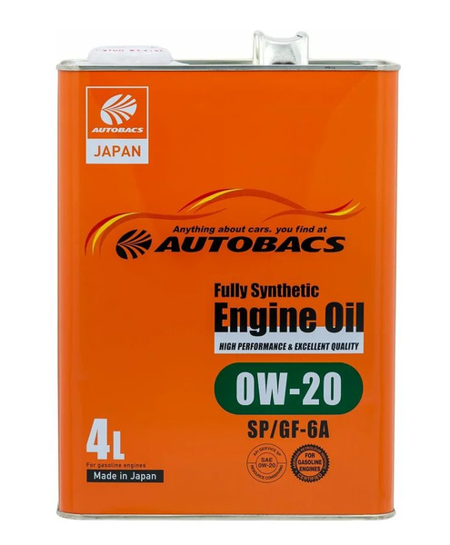 Масло моторное Autobacs 0W-20 Синтетическое - купить в интернет ...