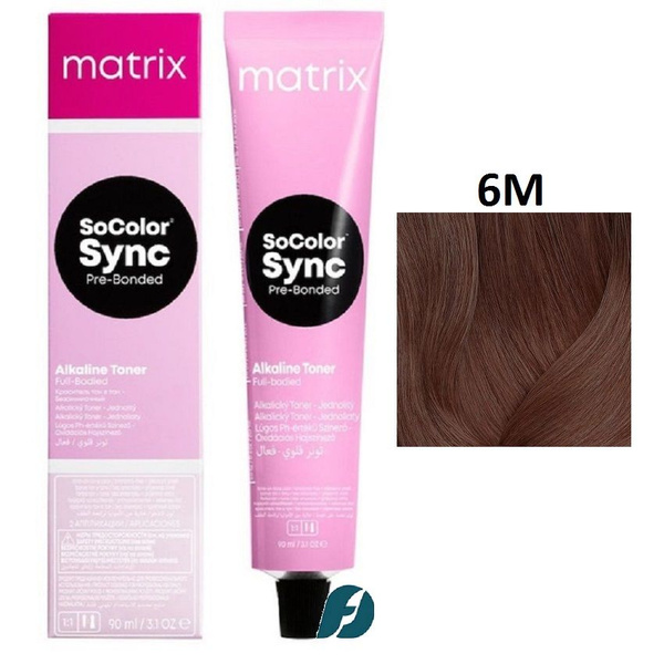 Matrix SoColor Sync 6M Краситель для волос тон-в тон Tемный блондин ...