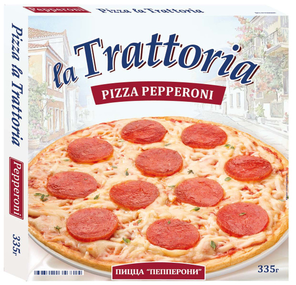 Пицца La Trattoria Пепперони замороженная, 335г, 6 штук купить на OZON ...