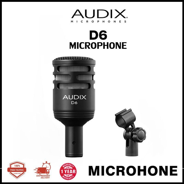 Audix Микрофон инструментальный D6 Подходит для барабанов ...
