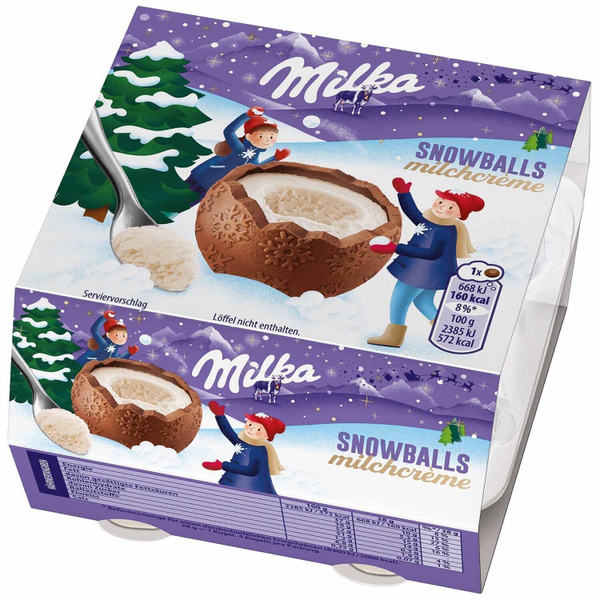 Шоколадные яйца Milka Snowballs Милка яйца,112г, Германия купить на ...
